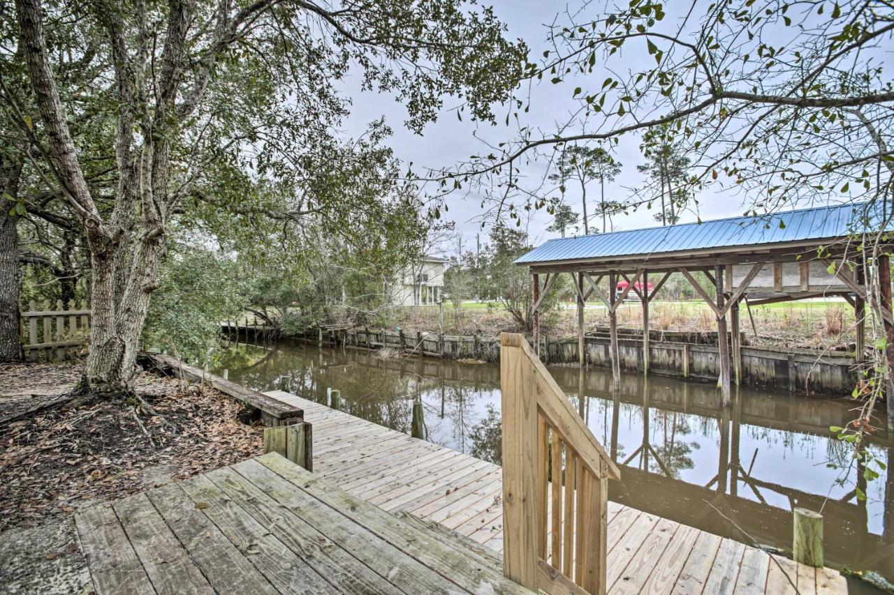 Waterfront Bay St Louis Beach House With Deck! Bay St. Louis Exterior photo