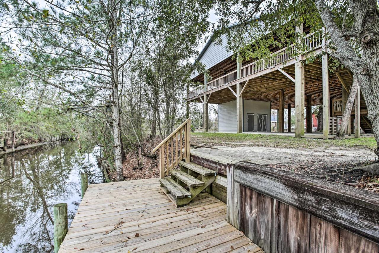 Waterfront Bay St Louis Beach House With Deck! Bay St. Louis Exterior photo